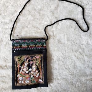 Indian Bag with 2 pockets Zip Up